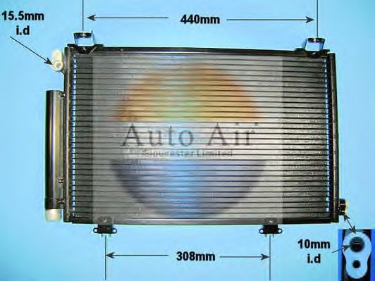Condensator, airconditioning 16-1028A