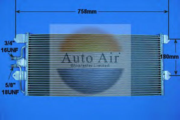 Condensator, airconditioning 16-1030