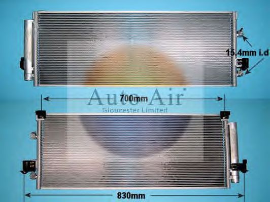 Condensator, airconditioning 16-1055