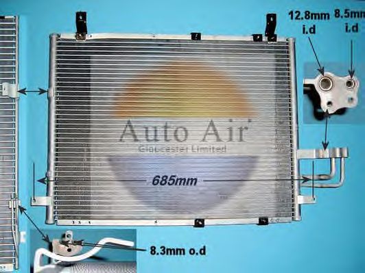 Condensator, airconditioning 16-1076
