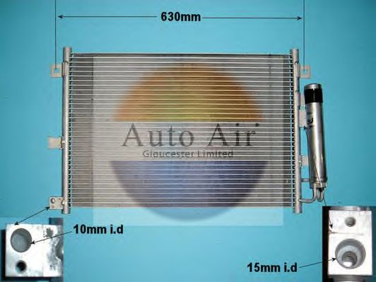 Condensator, airconditioning 16-1084