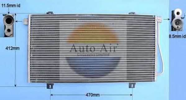 Condenser, air conditioning 16-1089A