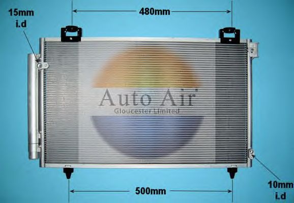 Condenser, air conditioning 16-1092