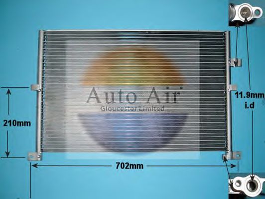 Condenser, air conditioning 16-1132