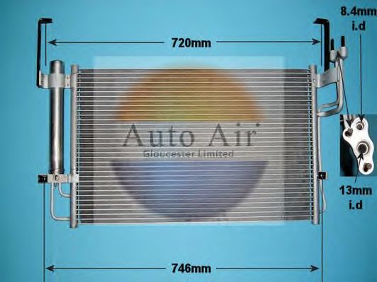 Condensator, airconditioning 16-1162