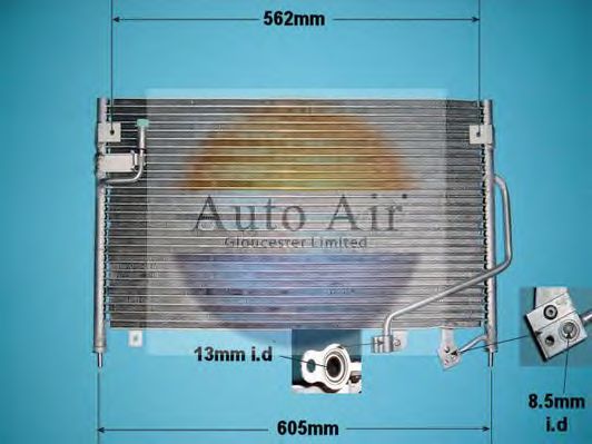 Condensator, airconditioning 16-1185