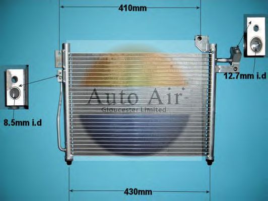 Condensator, airconditioning 16-1187