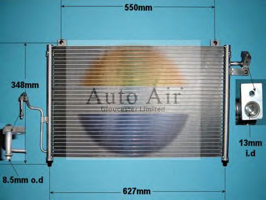 Condensator, airconditioning 16-1189