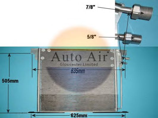 Condensator, airconditioning 16-1202