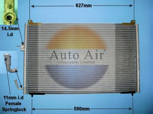 Condensator, airconditioning 16-1246
