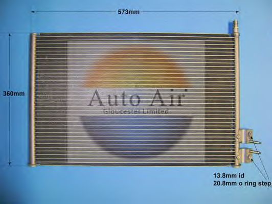 Condensator, airconditioning 16-1338