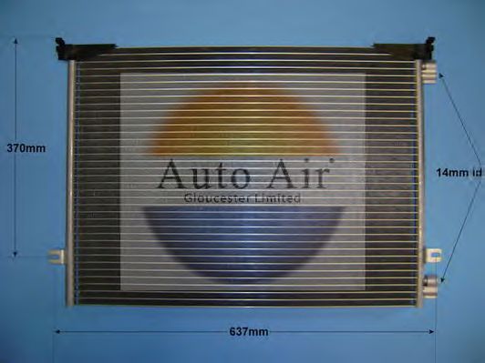 Condensator, airconditioning 16-1379