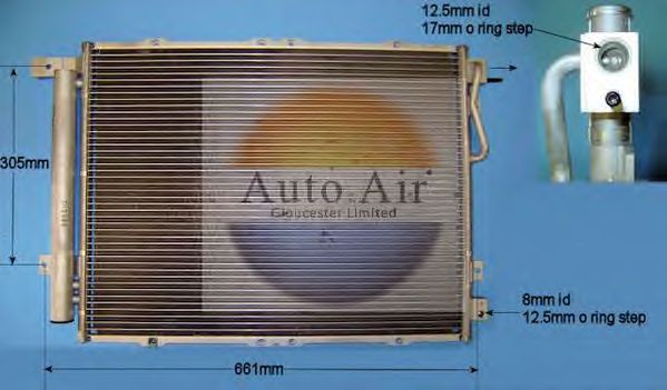 Condenser, air conditioning 16-1419
