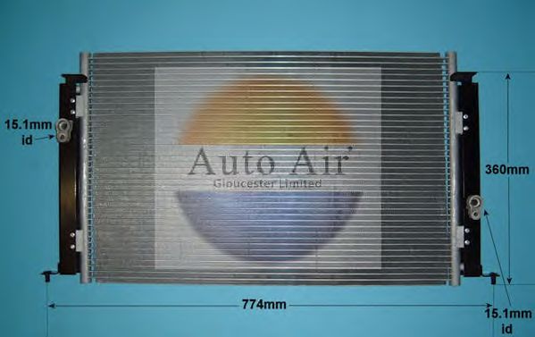Condensator, airconditioning 16-5023