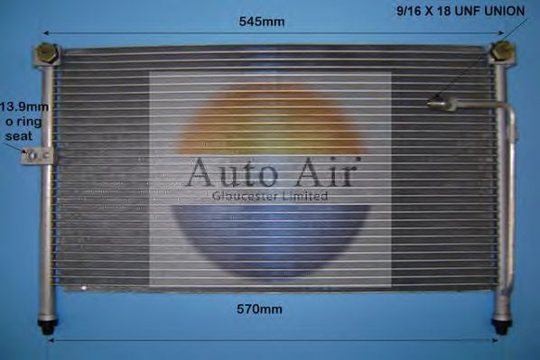 Condensator, airconditioning 16-5376