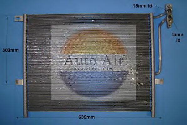 Condensator, airconditioning 16-6101