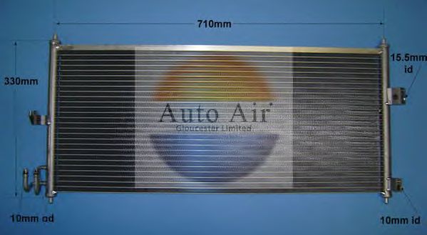 Condensator, airconditioning 16-6205