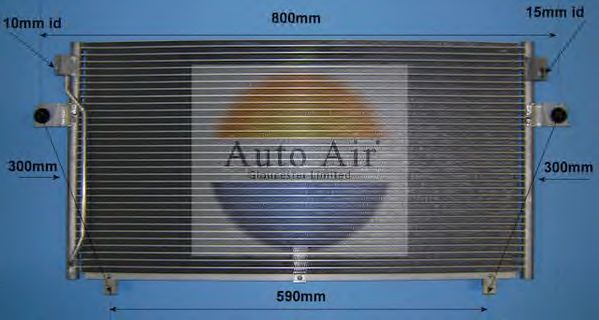 Condenser, air conditioning 16-6207