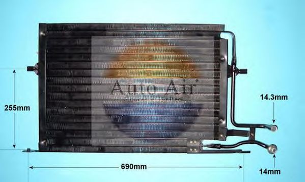 Condensator, airconditioning 16-6506