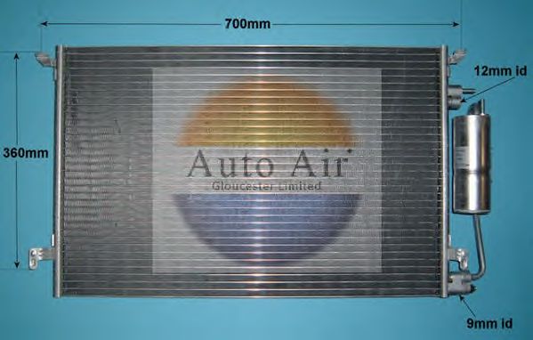 Condenser, air conditioning 16-6514