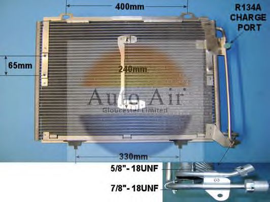 Condensator, airconditioning 16-6581
