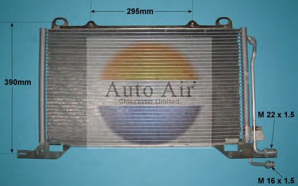 Condensator, airconditioning 16-6583