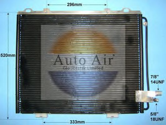 Condensator, airconditioning 16-6585