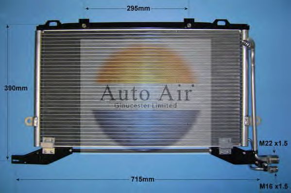 Condensator, airconditioning 16-6587