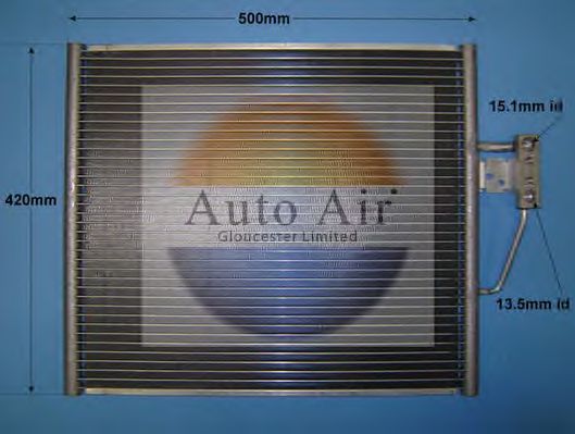 Condenser, air conditioning 16-6590