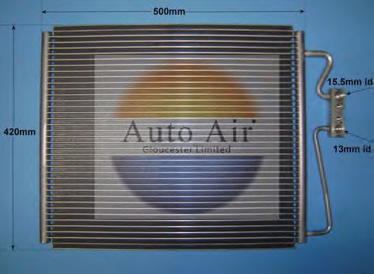 Condensator, airconditioning 16-6595