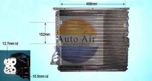 Condensator, airconditioning 16-6597