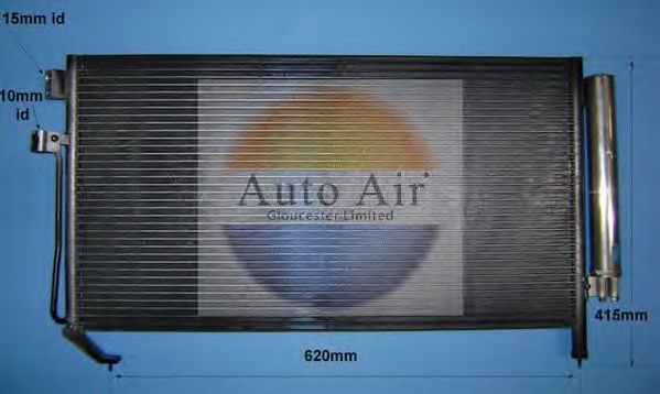 Condenser, air conditioning 16-8903