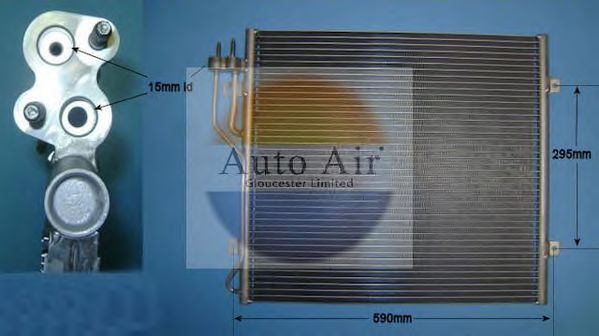 Condensator, airconditioning 16-9661