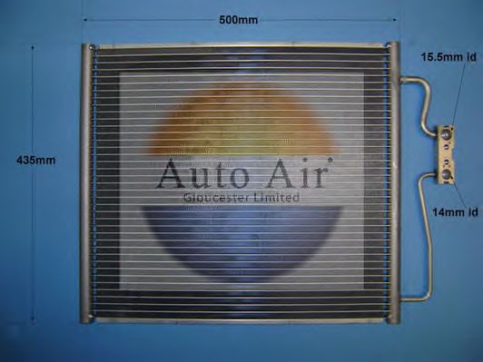 Condensator, airconditioning 16-9693