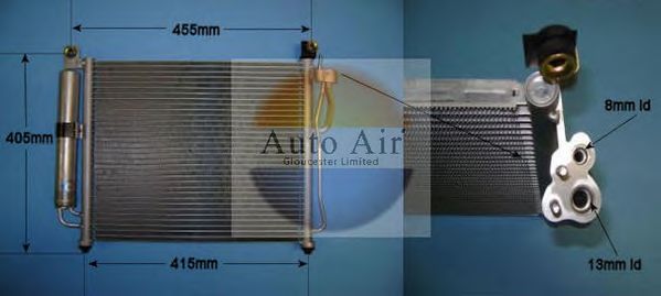 Condensator, airconditioning 16-9901