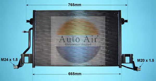 Condensator, airconditioning 16-9907