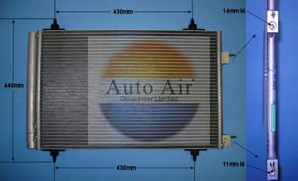 Condensator, airconditioning 16-9919