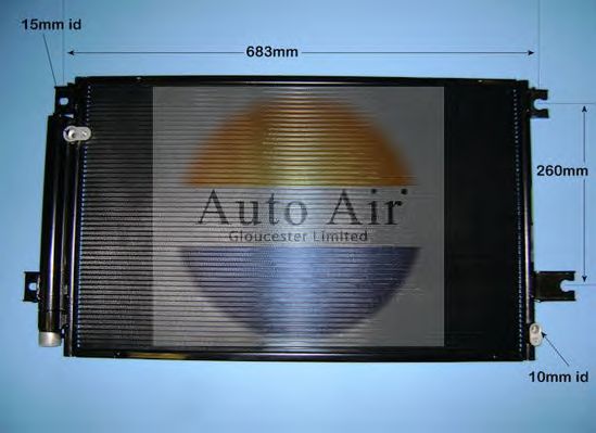 Condenser, air conditioning 16-9931