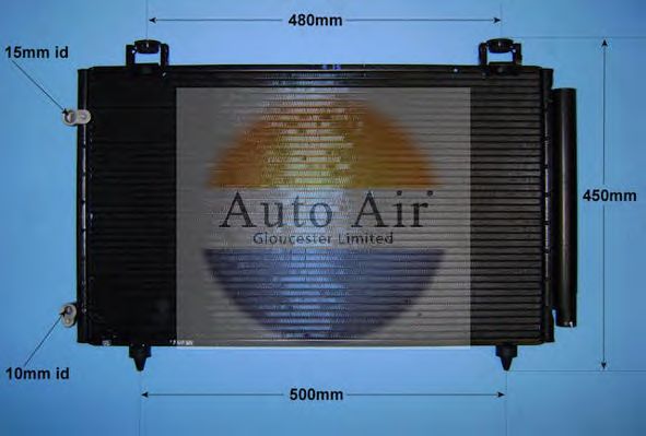 Condensator, airconditioning 16-9933