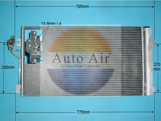 Condensator, airconditioning 16-8916