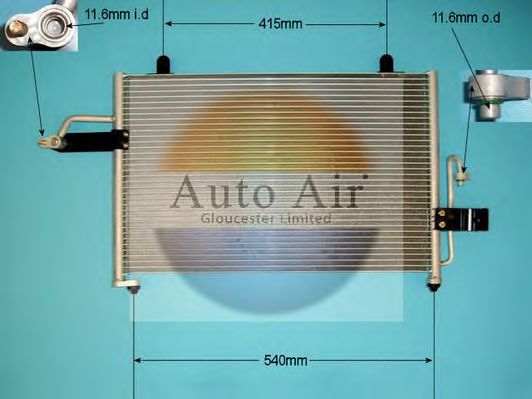 Condensador, ar condicionado 16-9799