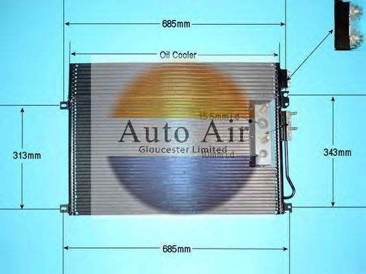 Condensator, airconditioning 16-1353