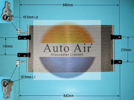 Condensator, airconditioning 16-1382A