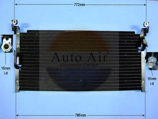 Condenser, air conditioning 16-1022