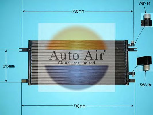 Condensator, airconditioning 16-1352