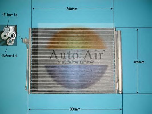 Condensator, airconditioning 16-6107