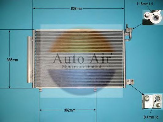 Condensator, airconditioning 16-6507