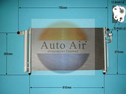 Condensator, airconditioning 16-0007