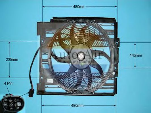 Electric Motor, radiator fan 05-1111