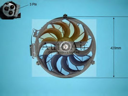 Electric Motor, radiator fan 05-1115